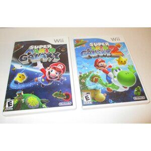 Super Mario Galaxy 1 And 2 Nintendo Wii Video Games Complete